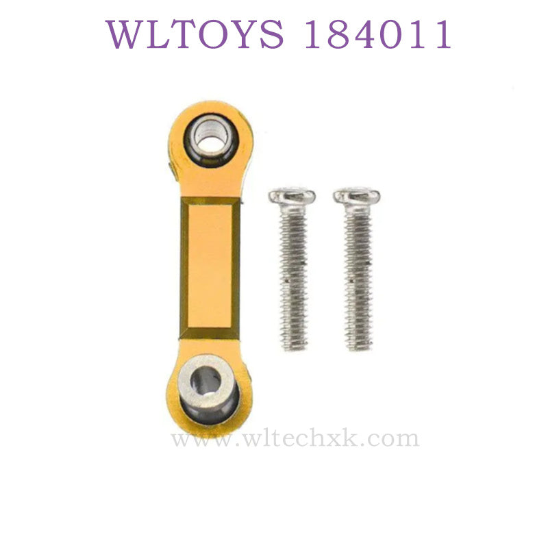 Upgrade For WLTOYS 184011 Parts Servo Connect Rod gold