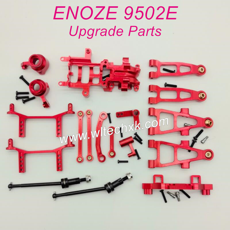 B2-ENOZE 9502E Upgrade Parts Metal Bone Dog and Swing Arm kits Red