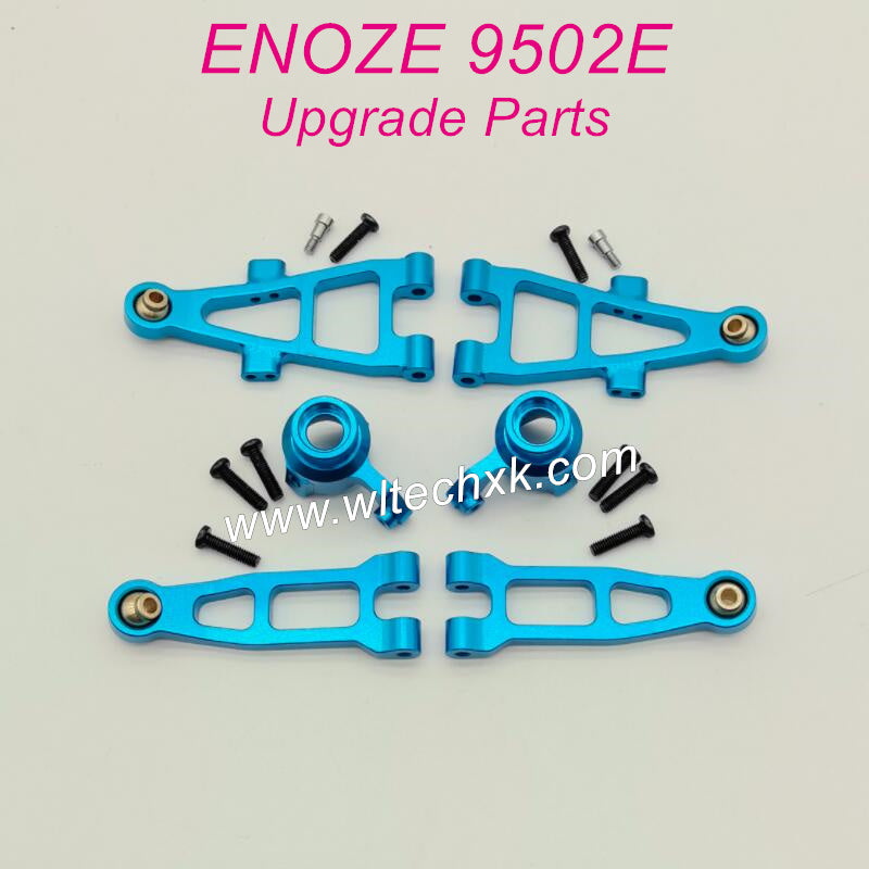 B9-ENOZE 9502E Upgrade Parts Upper and Lower Swing Arm set Blue-1