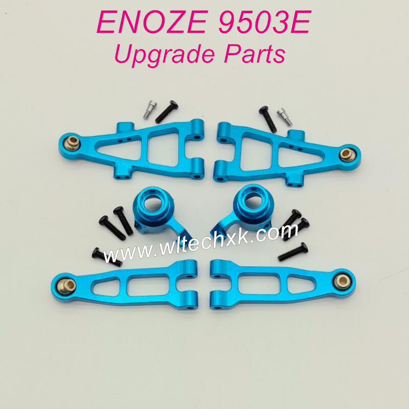 B9-ENOZE 9503E Upgrade Parts Upper and Lower Swing Arm set Blue-1