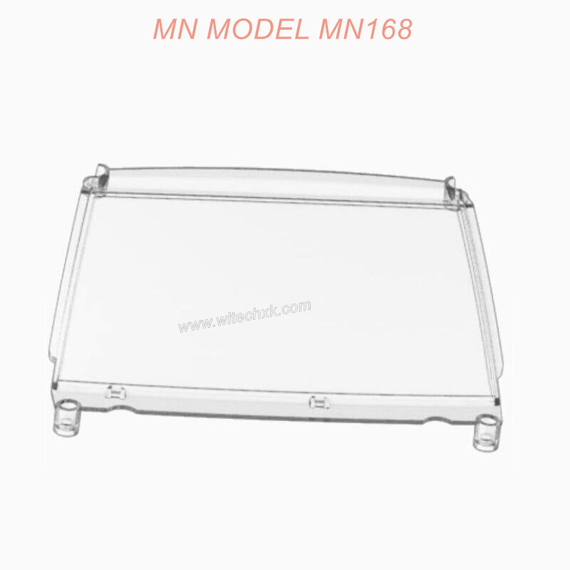 C168-03-02-MN-Model-MN168 RC Car Parts-Windshield-transparent-ABS