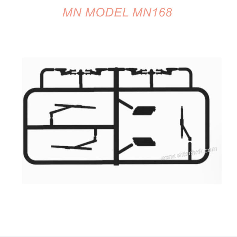 C168-06-03-MN-Model-MN168 RC Car Parts-Car-shell-sticker-small-piece