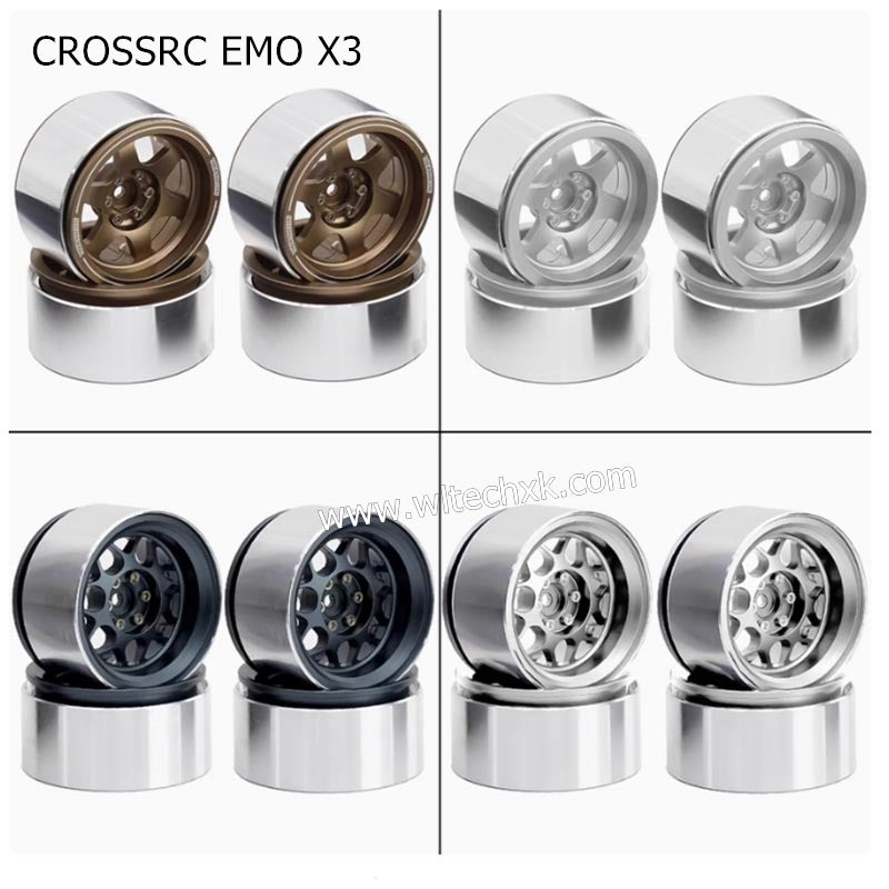 CROSSRC EMO X3 Parts 2.2 inch Metal Wheel-1