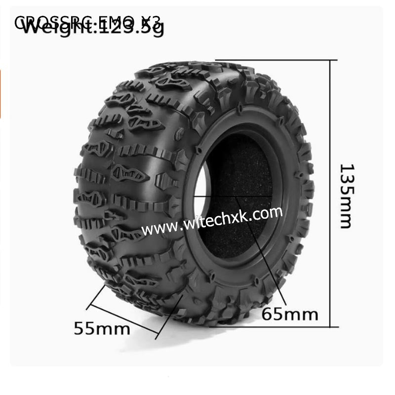 CROSSRC EMO X3 Parts 2.6 inch Climbing Car Tire Skin MK07-2