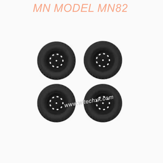 D6A-01 MN MODEL MN82 RC CAR Parts Tire Assembly