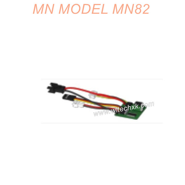 E7A MN MODEL MN82 RC CAR Parts 7A ESC black