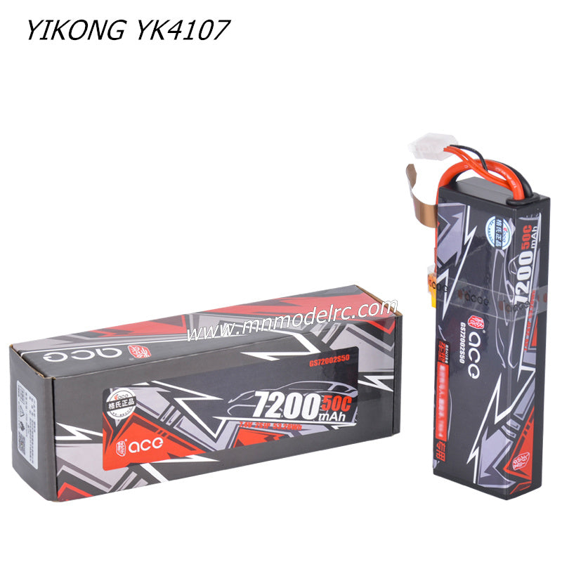 YIKONG YK4107 Parts Gens Ace 2S 7200mAh LiPo Battery
