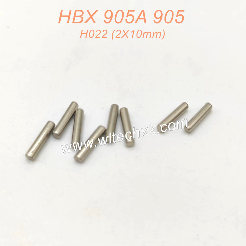 H022 (2X10mm) Wheel Hex Pin Parts For HAIBOXING 905A 905