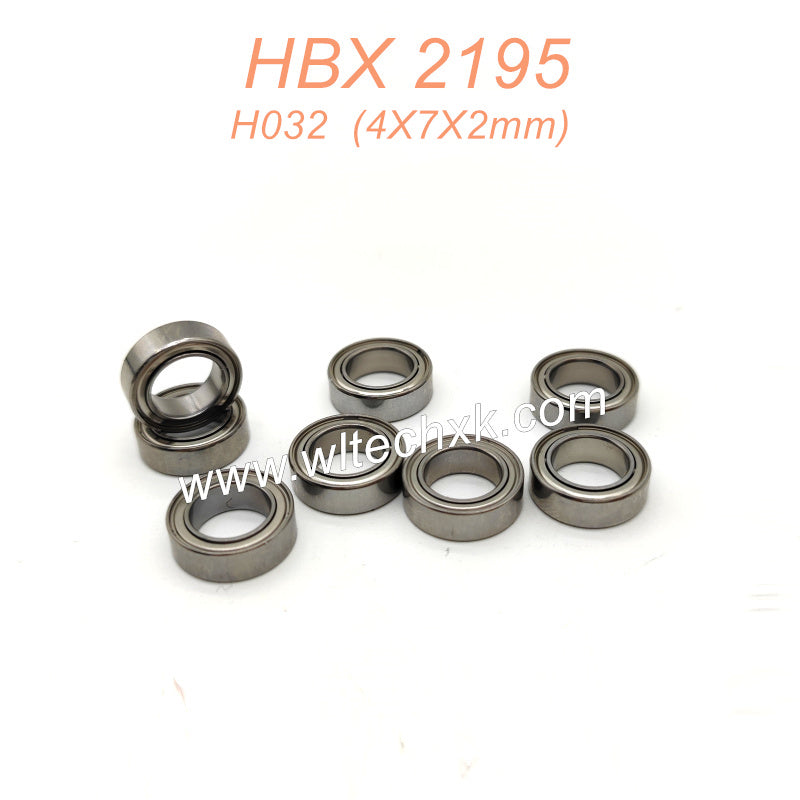 H032 Ball Bearings (4X7X2mm) Parts For HBX 2195 RC Car
