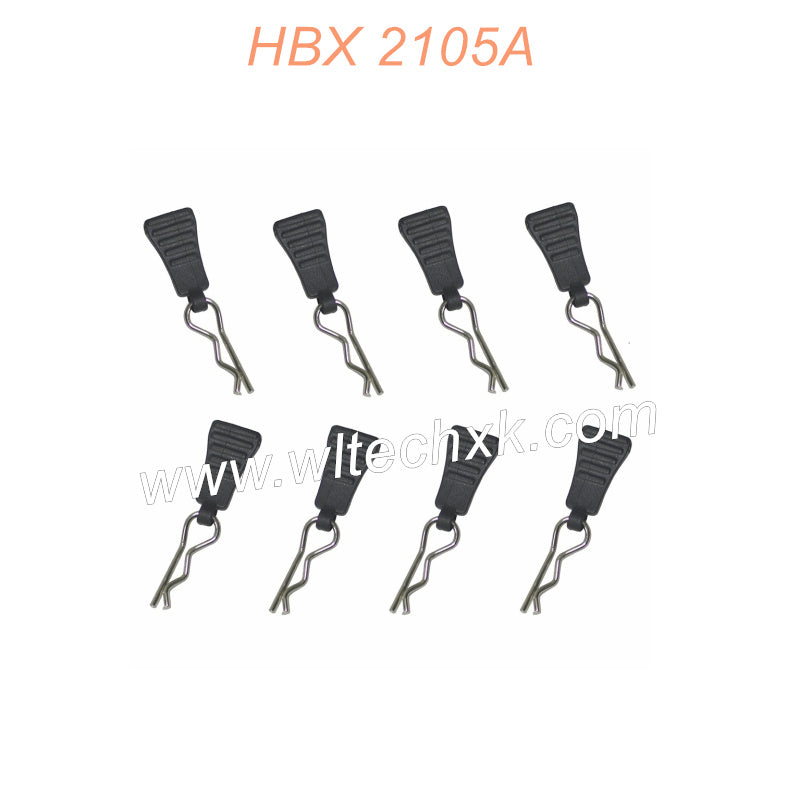 H166-HAIBOXING 2105A T10 Parts Body Clips (4 Pairs)