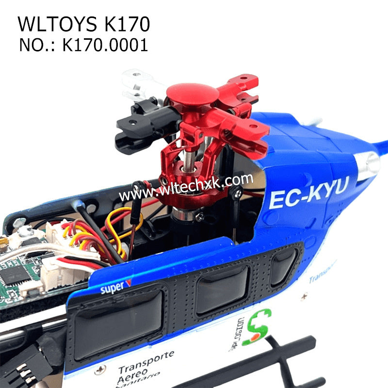 WLTOYS K170 RC Helicopter Parts Kit K170.0001 BLUE