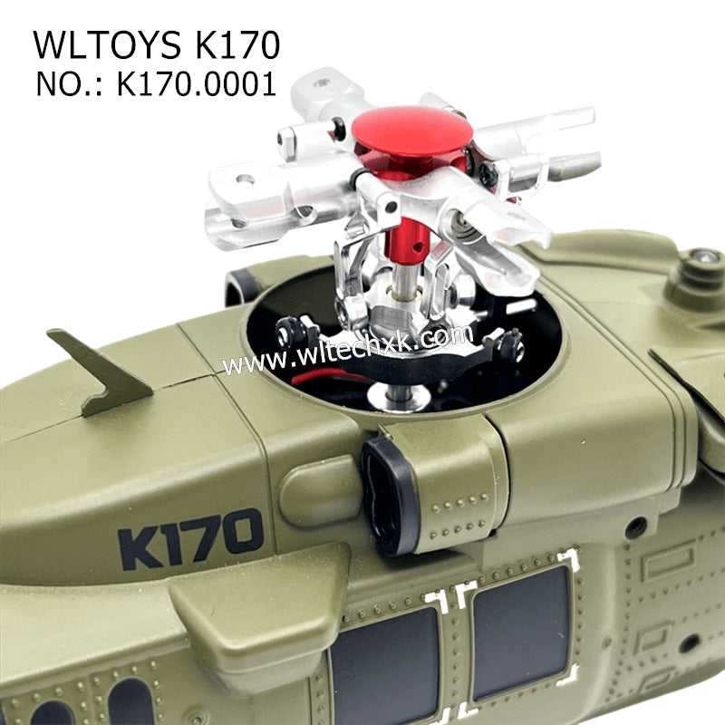 WLTOYS K170 RC Helicopter Parts Kit K170.0001 gray