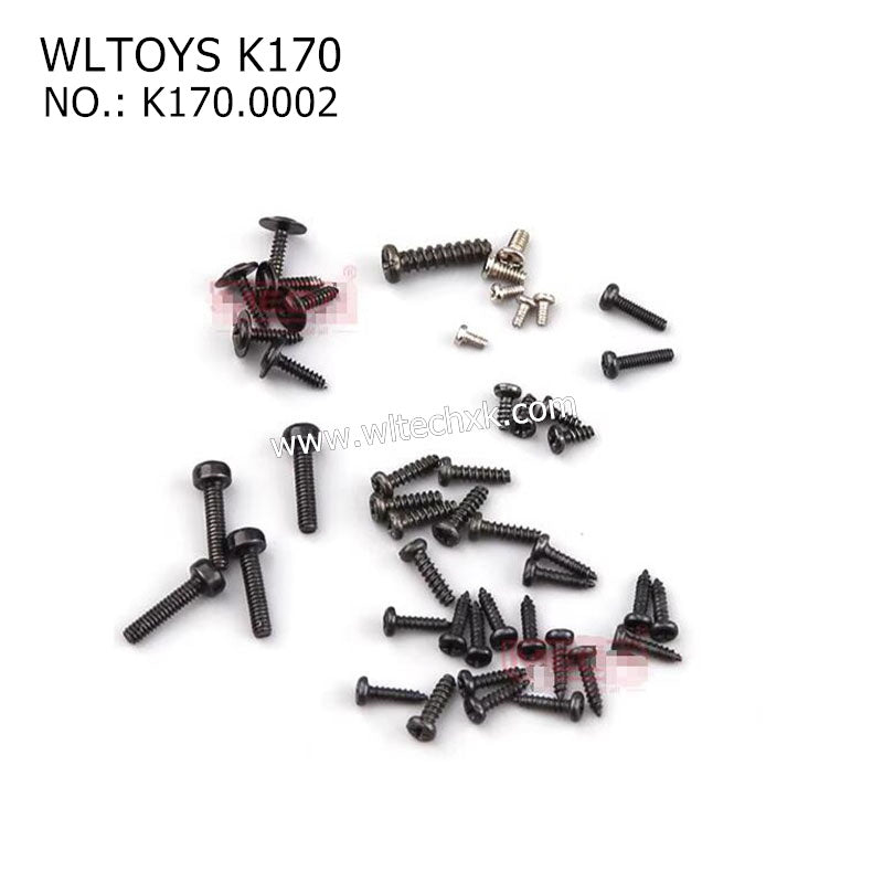 WLTOYS K170 RC Helicopter Parts Screws K170.0002