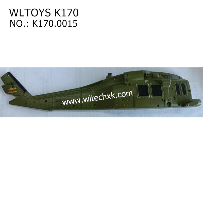 WLTOYS K170 RC Helicopter Parts Body Shell Right K170.0015