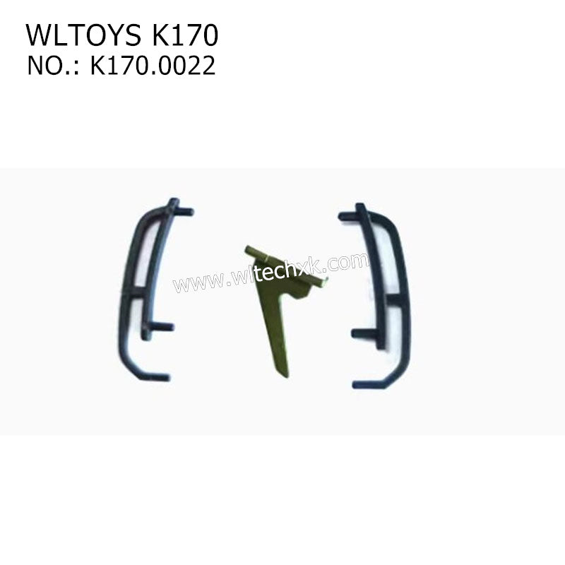 WLTOYS K170 RC Helicopter Parts Front Trim Kit K170.0022
