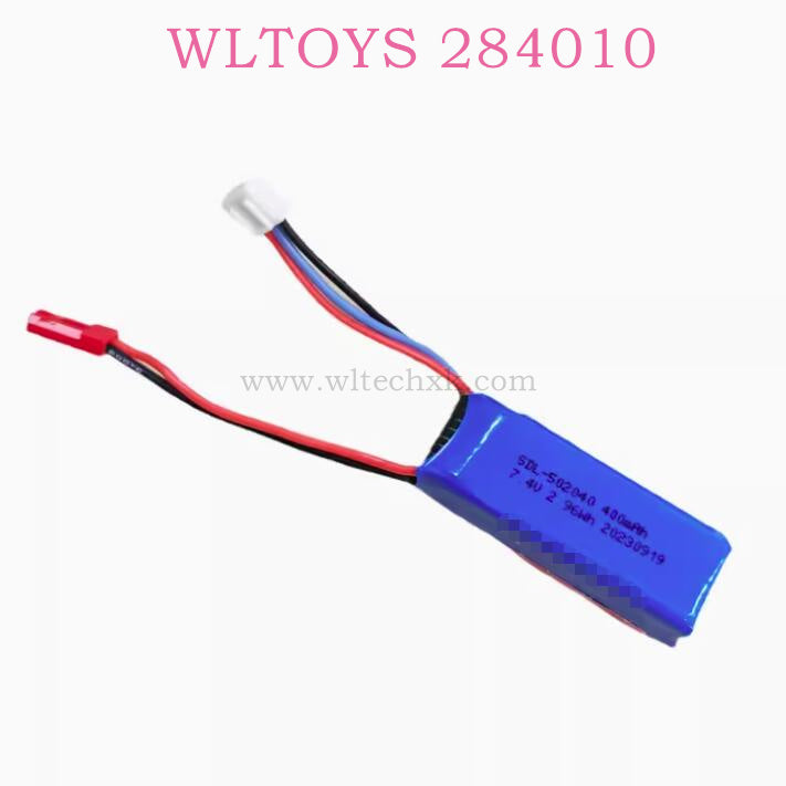 Original parts of WLTOYS 284010 RC Car K989-60 7.4V 400mAh Lipo Battery