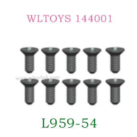 L595-54 Countersunk head tapping screw 2.6X8X10