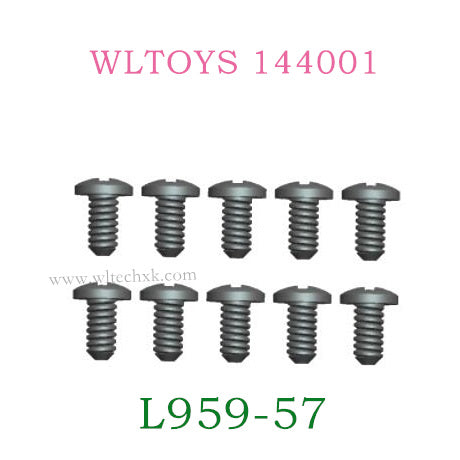 L959-57 Round head tapping screw 2.6X8X10PB