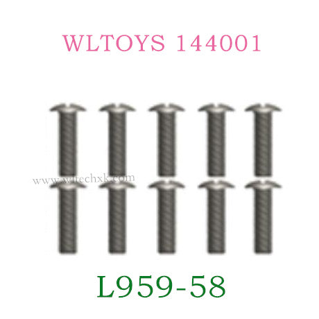 L959-58 Round head tapping screw 2.6X10PB