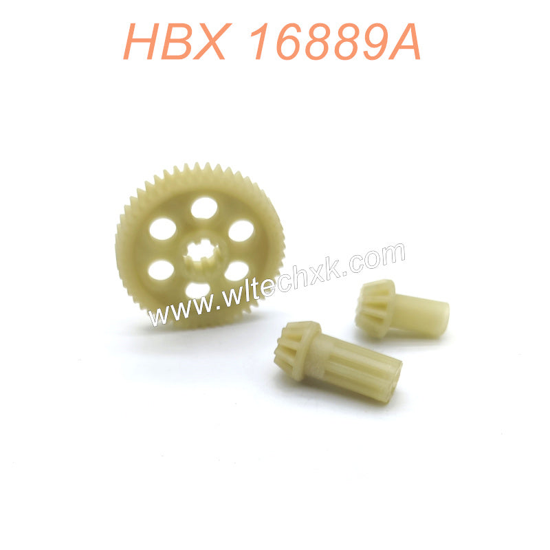 M16020-HAIBOXING 16889A 16889 Parts Spur Gear+Drive Pinions (For Brushed Version Car)
