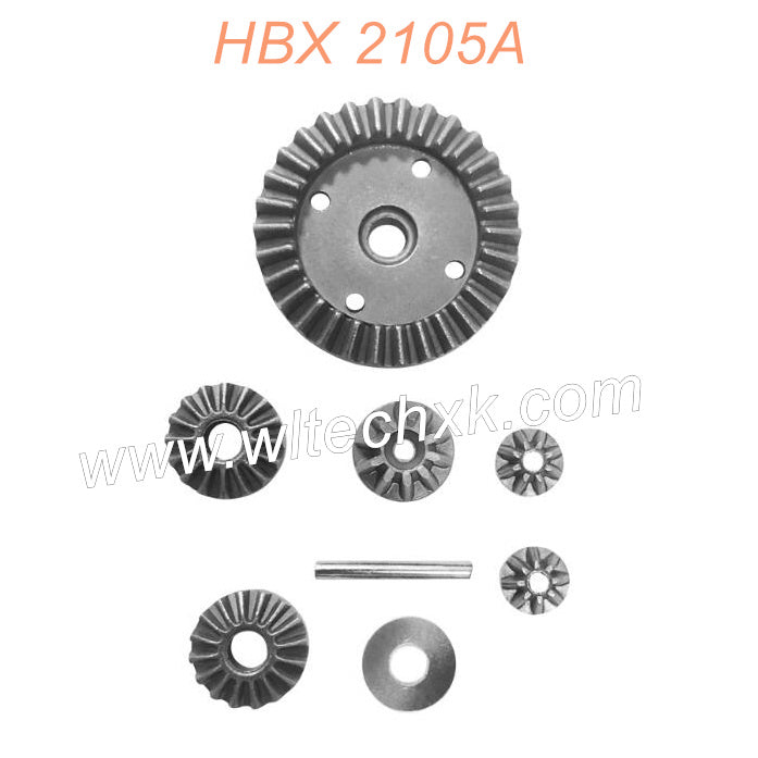 M16103-HAIBOXING 2105A T10 Parts Sintered Steel Diff.Gears+Pinions+Post