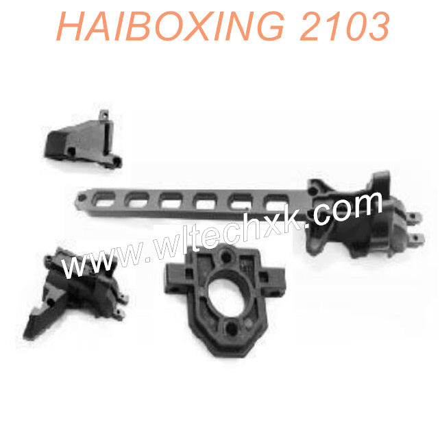 M21001-HAIBOXING 2103 Upper Deck+Rear Gear Box Top Housing+Motor Guard