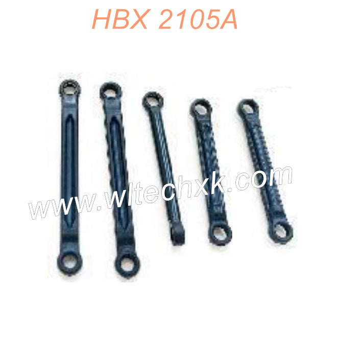 M21006-HAIBOXING 2105A T10 Parts Rear Upper Links+Steering Links+ Servo Link