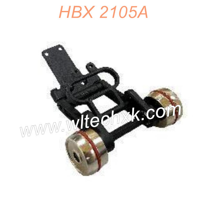 M22055-HAIBOXING 2105A T10 Parts Wheelie Bar Complete Metal Wheels