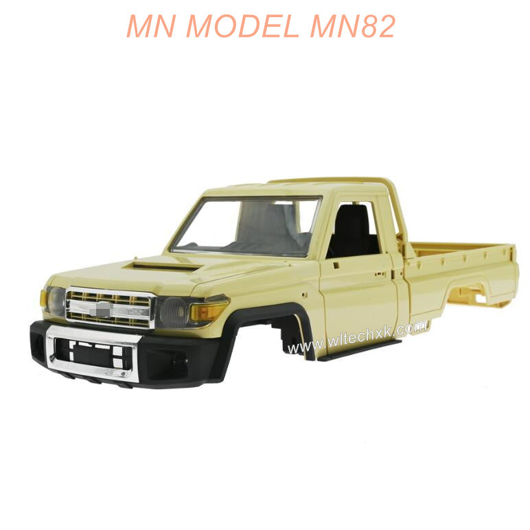 MN MODEL MN82 RC CAR Parts Car Boyd Shell Yellow