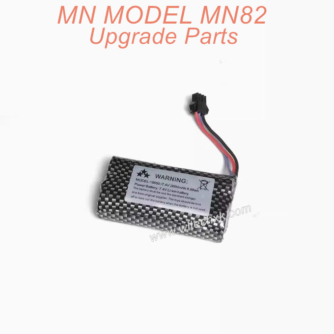 MN MODEL MN82 RC CAR Upgrade Parts 2600mAh Battery