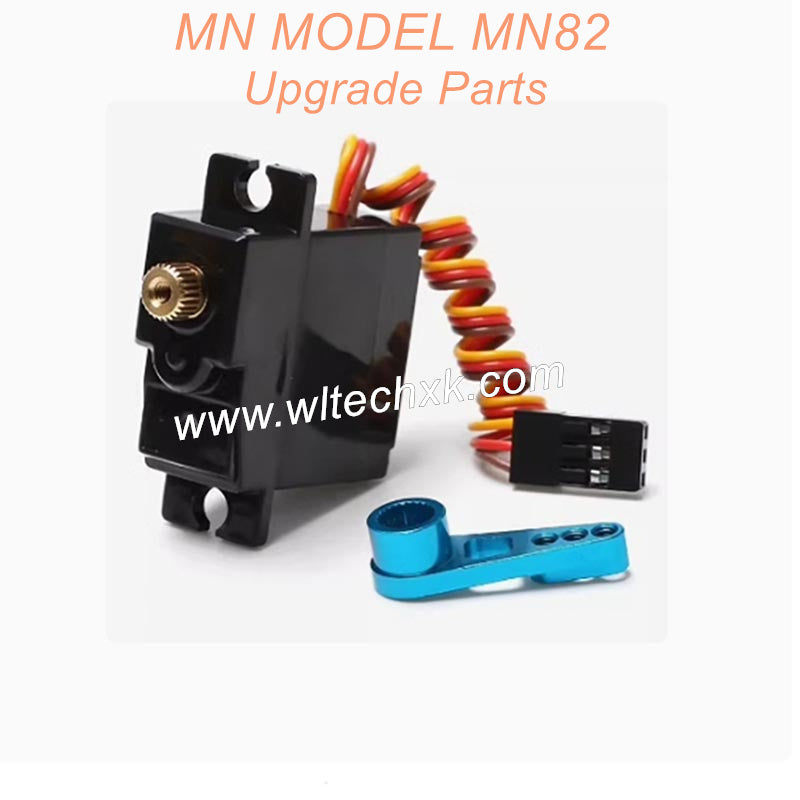 MN MODEL MN82 RC CAR Upgrade Parts Metal gear servo + metal arm