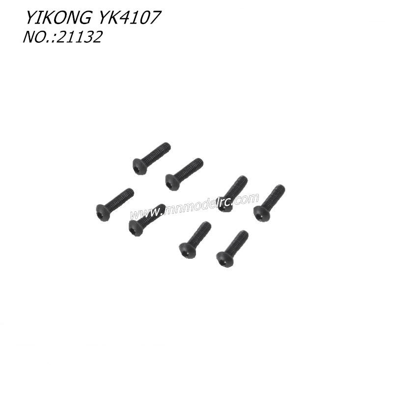 YIKONG YK4107 RC CAR Parts Pan Head Hex Socket Screws (M2.5x8)21132