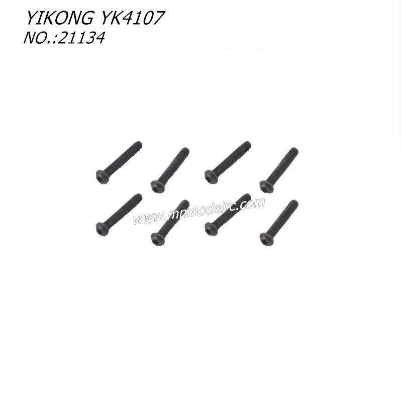 YIKONG YK4107 RC CAR Parts Pan Head Hex Socket Screws (M2.5x16) 21134