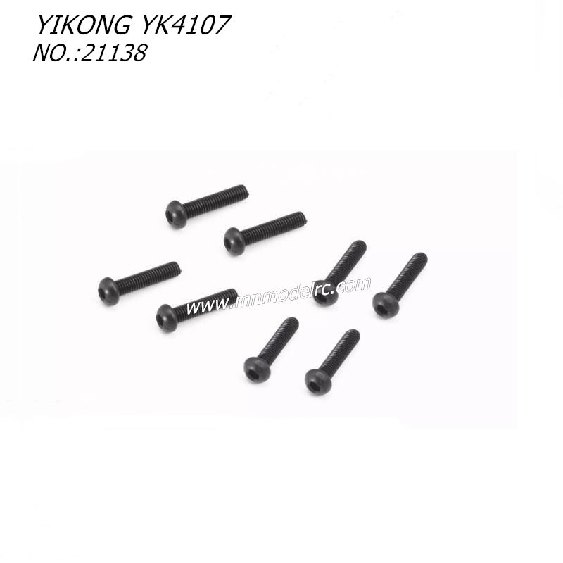 YIKONG YK4107 RC CAR Parts Pan Head Hex Socket Screws (M3x14) 21138