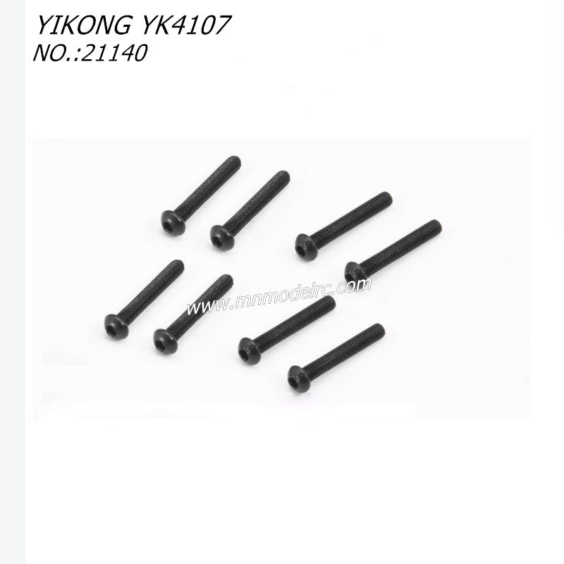 YIKONG YK4107 RC CAR Parts Pan Head Hex Socket Screws (M3x20) 21140