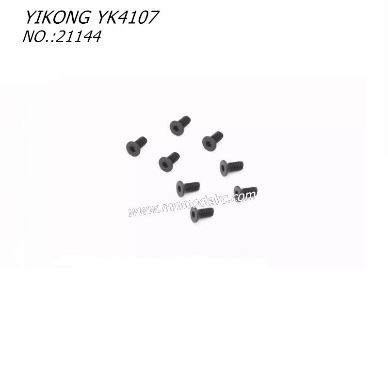 YIKONG YK4107 RC CAR Parts Flat Head Socket Screw (M2.5x6) 21144