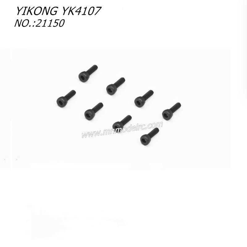 YIKONG YK4107 RC CAR Parts Socket Head Socket Head Screw (M2.5x8) 21150