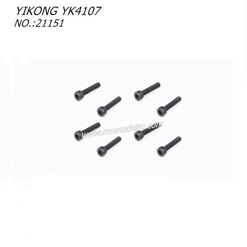 YIKONG YK4107 Parts Cup Head Socket Head Screw (M3x14) 21151