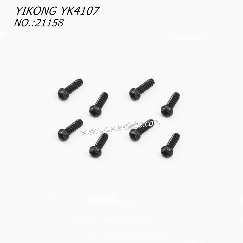 YIKONG YK4107 Parts Pan Head Cross Self Tapping Screw (ST3x10) 21158