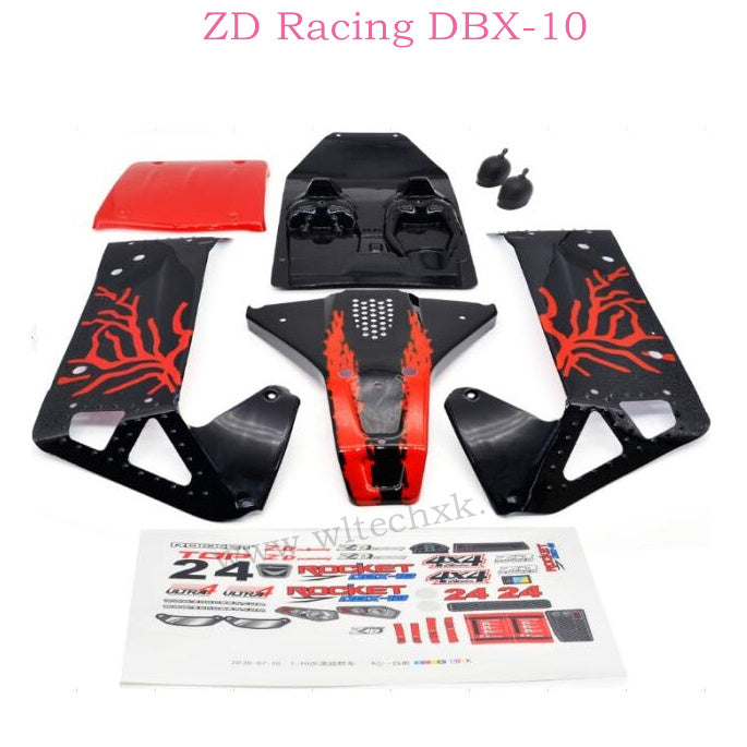 ZD RACING DBX10 Parts Body Shell 7534 7535 7536