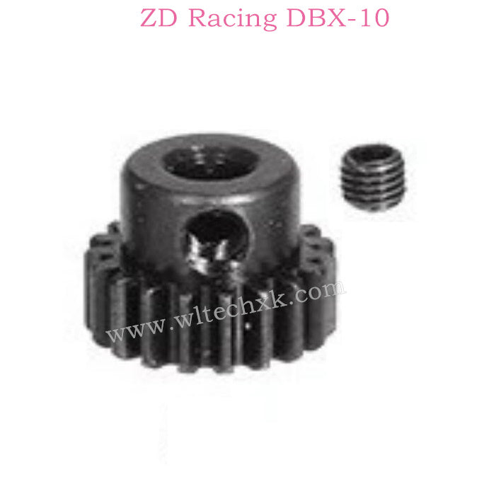 ZD RACING DBX10 Parts Motor gear 19T 114 steel hardened 7538