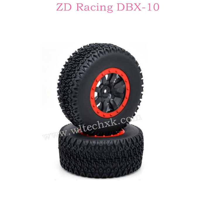 ZD RACING DBX10 Parts wheels tire set 110X45MM 7542 7543