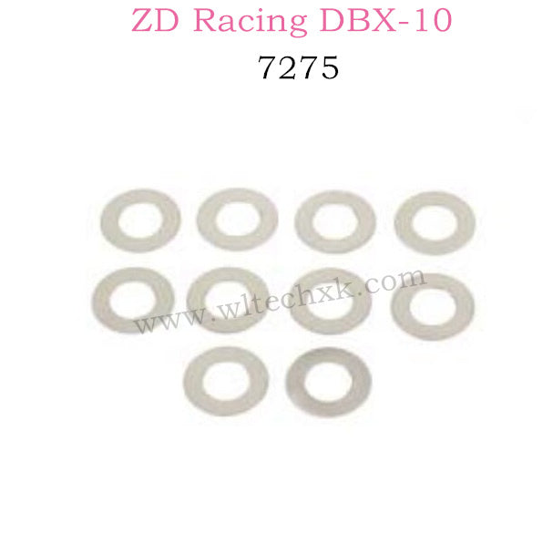 ZD RACING DBX10 Parts φ8Xφ5.1X0.3 Washers 7275