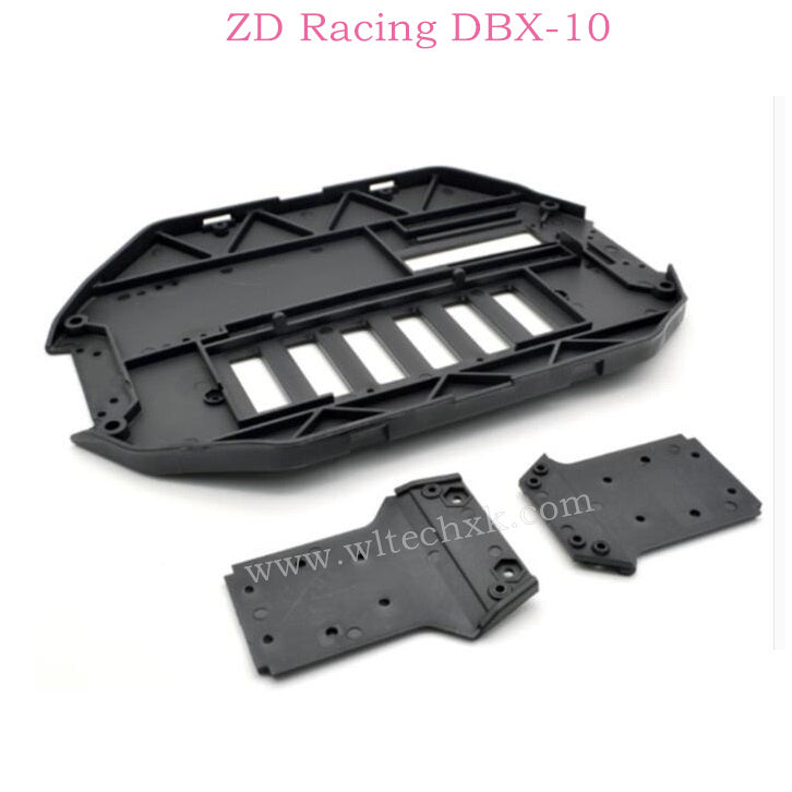 ZD RACING DBX10 Parts Front Rear Bottom Plate 7506A