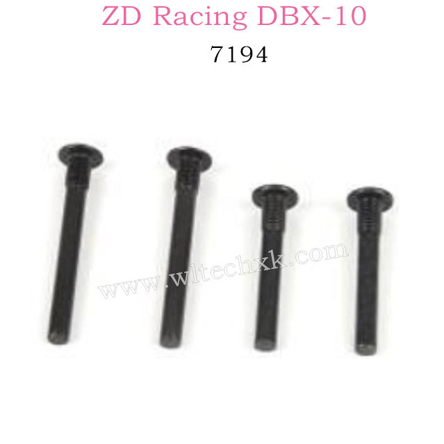 ZD RACING DBX10 Parts Front Rear Lower Suspension Pins 7194