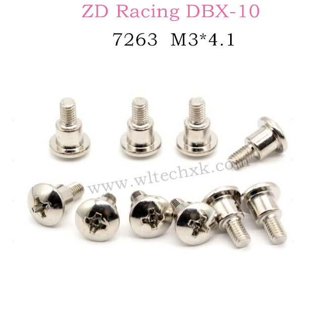 ZD RACING DBX10 Parts M3x4.1 Screw Rod 7263