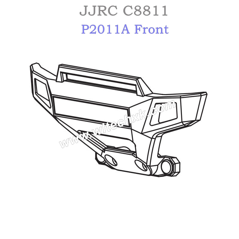 P2011A JJRC C8811 Spare Parts Front Bumper Assembly
