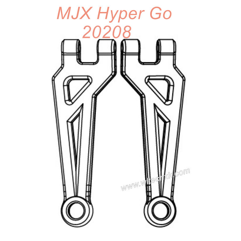 P2021 MJX Hyper Go 20208 Original Parts Front Upper Arms