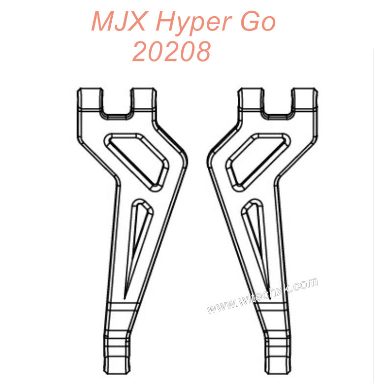 P2024 MJX Hyper Go 20208 Original Parts Rear Upper Arms