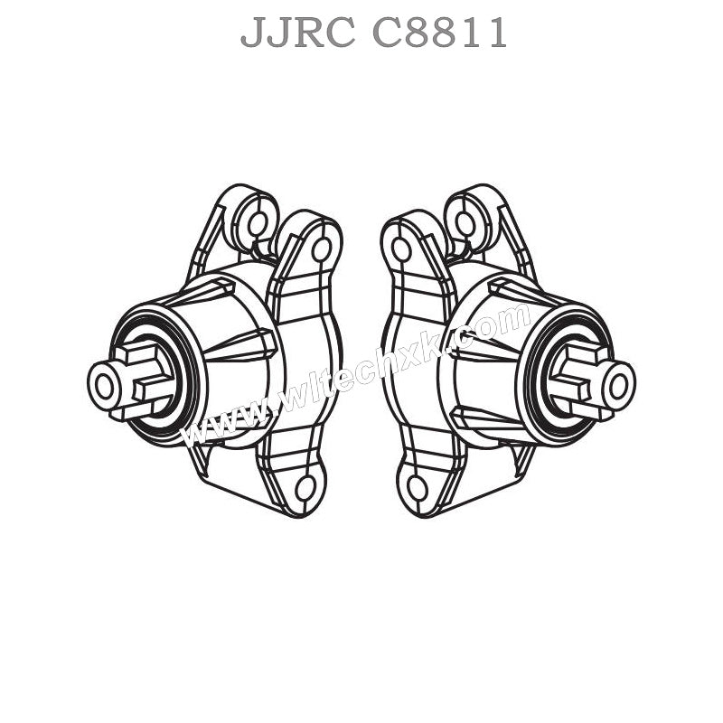 P2026 JJRC C8811 Spare Parts Rear Hubs Assembly